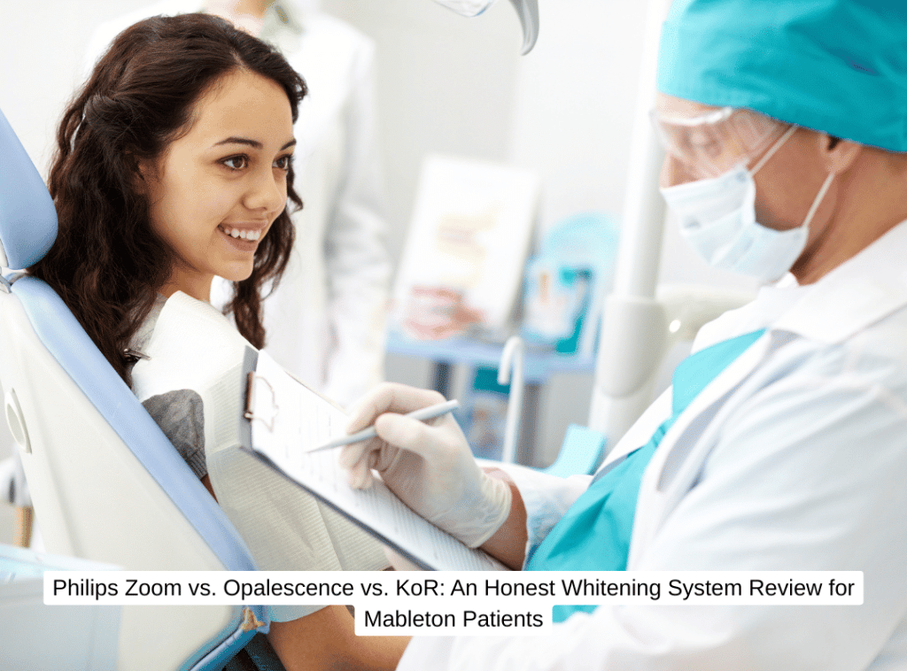 Philips Zoom vs. Opalescence vs. KoR An Honest Whitening System Review for Mableton Patients